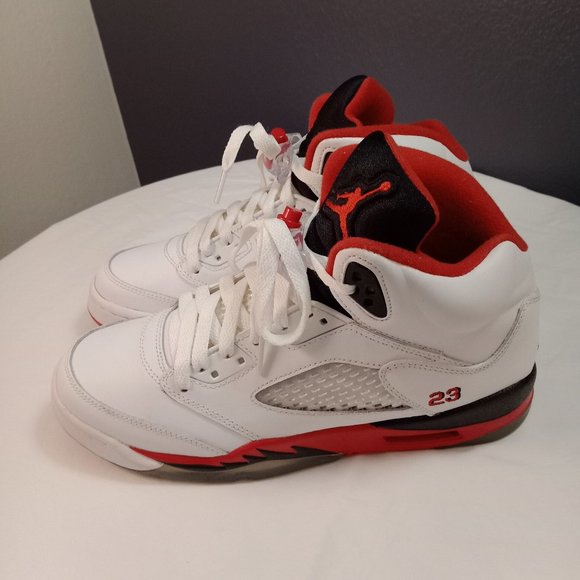 Air Jordan Kids Retro GS 'Fire Red Black Tongue' 2013 Youth Sneakers